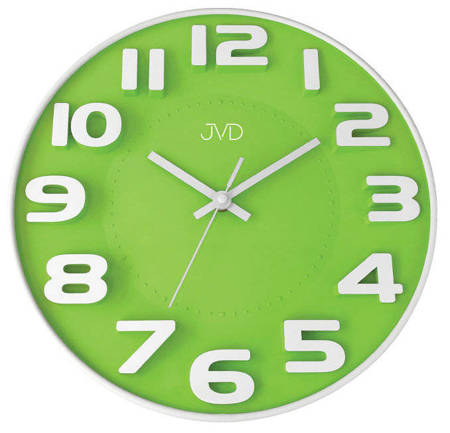 Zegar JVD ścienny dziecięcy zielony HA5848.1