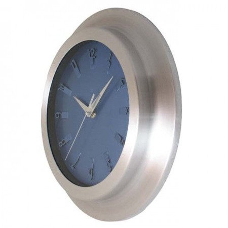Zegar ścienny aluminium średni 33 cm AL2029 SW