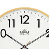 Zegar MPM ścienny imitacja drewna E01.3877.51