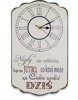 Zegar ścienny z napisem płyta MDF, LOFT, retro średni 107895